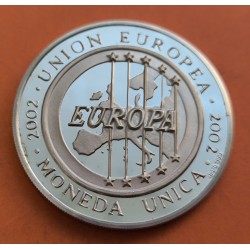 0,81 ONZAS Serie SEDE BRUSELAS - UNION EUROPEA x LITUANIA 2004 CASTILLO MEDALLA DE PLATA PROOF 25,20 grs SI CAPSULA
