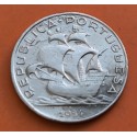 PORTUGAL 5 ESCUDOS 1934 CARABELA KM.581 MONEDA DE PLATA MBC- REPUBLICA PORTUGUESA silver coin