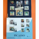 . 8 Monedas PABLO PICASSO x ESPAÑA 10 EUROS 2023 (x6) + 50 EUROS 2023 (x2) PLATA PROOF ESTUCHE FNMT LINGOTES