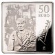 . 1 Moneda PABLO PICASSO x ESPAÑA 50 EUROS 2023 ARLEQUIN CON ESPEJO PLATA PROOF ESTUCHE FNMT @LINGOTE@