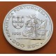 PORTUGAL 200 ESCUDOS 1995 GALEON y ALFONSO DA ALBURQUERQUE MALACA KM.685.A MONEDA DE PLATA PROOFLIKE