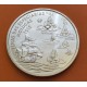 PORTUGAL 200 ESCUDOS 1995 BARCOS e ISLOTES ILHAS DAS ESPECIARIAS MOLUCAS KM.682.A MONEDA DE PLATA PROOFLIKE