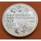 PORTUGAL 200 ESCUDOS 1995 BARCOS e ISLOTES ILHAS DAS ESPECIARIAS MOLUCAS KM.682.A MONEDA DE PLATA PROOFLIKE