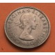 INGLATERRA 1 SHILLING 1966 ISABEL II ENGLISH SHIELD @NO LEYENDA BRITT:OMN@ KM.904 MONEDA DE NICKEL SC-