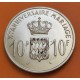 @RARA y MANCHITAS@ MONACO 10 FRANCOS 1966 BODA GRACE KELLY y RAINIERO III KM.146 MONEDA DE PLATA Inspiración 2 euros 2007