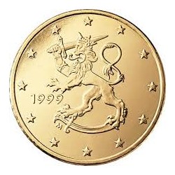 FINLANDIA 10 CENTIMOS 1999 LEON MONEDA DE LATON SC Finnland 10 Cent Euro coin