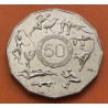 AUSTRALIA 50 CENTAVOS 2005 MELBOUNE COMMONWEALTH GAMES y REINA ISABEL II KM.769 MONEDA DE NICKEL MBC Half Dollar