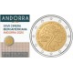 . 1 acoin x ANDORRA 2 EUROS 2020 CUMBRE IBEROAMERICANA @AGOTADA@ MONEDA CONMEMORATIVA Estuche