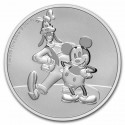 . 1 coin NIUE 2 DOLARES 2021 MICKEY MOUSE y GOOFY Serie DISNEY MONEDA DE PLATA SC silver OZ OUNCE ONZA