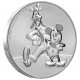 . 1 coin NIUE 2 DOLARES 2021 MICKEY MOUSE y GOOFY Serie DISNEY MONEDA DE PLATA SC silver OZ OUNCE ONZA