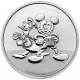 . 1 coin NIUE 2 DOLARES 2023 MICKEY MOUSE y el PATO DONALD Serie DISNEY MONEDA DE PLATA capsula ONZA OZ 15.000 uds