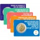 . 1 coin 5 COINCARDS x FRANCIA 2 EUROS 2022 OLIMPIADA DE PARIS 2024 DISCOBOLO 2ª MONEDA CONMEMORATIVA SC