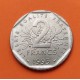 FRANCIA 2 FRANCOS 1993 JEAN MOULIN y CRUZ DE LORENA KM.1062 MONEDA DE NICKEL SC-