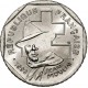 FRANCIA 2 FRANCOS 1993 JEAN MOULIN y CRUZ DE LORENA KM.1062 MONEDA DE NICKEL SC-