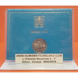 VATICANO 2 EUROS 2019 CAPILLA SIXTINA 75 ANIVERSARIO DE LA RESTAURACION 2ª MONEDA CONMEMORATIVA @CARTERA OFICIAL@