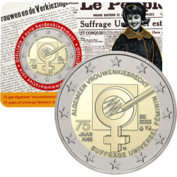 . 1ª moneda @16/JUNIO ENVIO@ BELGICA 2 EUROS 2022 LUCHA MEDICA CONTRA EL COVID-19 SC CONMEMORATIVA Coincard HOLANDES