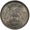 INDIA 1 RUPIA 1979 ASOKA LION - ESCUDO y VALOR KM 78 MONEDA DE NICKEL SC- India 1 Rupee