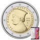. 2 monedas x SAN MARINO 2 EUROS 2022 PINTOR PIERO DELLA FRANCESCA y ANTONIO CANOVA CONMEMORATIVAS ESTUCHE