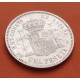 @RARA@ ESPAÑA Rey ALFONSO XIII 1 PESETA 1905 * 19 05 SMV MONEDA DE PLATA KM.721 Spain silver coin