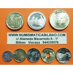 .ESPAÑA SERIE 1994 SC 1+5+10+25+50+100 + 200 PESETAS 1994 + 500 PESETAS 1994 JUAN CARLOS I @RARAS@