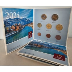 . AUSTRIA CARTERA OFICIAL EUROS 2024 SC 1+2+5+10+20+50 Cts + 1€ + 2 EUROS 2024 KMS EUROSET