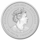 . 1 aacoin AUSTRALIA 2 DOLARES 2024 AÑO DEL DRAGON Lunar MONEDA DE PLATA 2 ONZAS Year of the