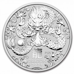. 1 coin @18/NOV ENVIO@ AUSTRALIA 1 DOLAR 2023 AÑO DEL CONEJO Lunar MONEDA DE PLATA SC ONZA Year of the RABBIT