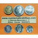 @RARA@ ESPAÑA SERIE 1983 SC : 1 + 5 + 10 + 25 + 50 PESETAS 1983 + 100 PESETAS 1983 JUAN CARLOS I 5 MONEDAS SC SIN CIRCULAR