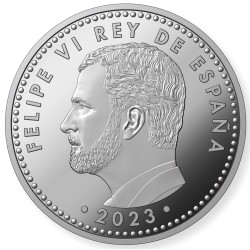 . 1 aacoin @20/DIC Envío@ ESPAÑA 10 EUROS 2023 CAMPEONAS DEL MUNDO MUNDIAL DE FUTBOL MONEDA PLATA ESTUCHE FNMT