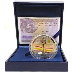 . 1 aacoin @20/DIC Envío@ ESPAÑA 10 EUROS 2023 CAMPEONAS DEL MUNDO MUNDIAL DE FUTBOL MONEDA PLATA ESTUCHE FNMT