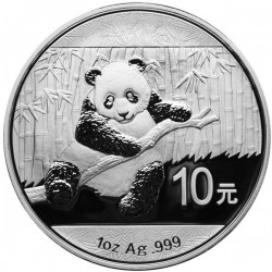 ..PLATA CHINA 10 YUAN 2014 OSO PANDA PROOFLIKE Silver 1 Oz