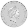 . @ESCASA@ NIUE 2 DOLARES 2021 COCHE DELOREAN Película BACK TO THE FUTURE II MONEDA DE PLATA OZ Regreso al Futuro 1 ONZA