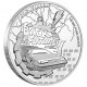 . @ESCASA@ NIUE 2 DOLARES 2021 COCHE DELOREAN Película BACK TO THE FUTURE II MONEDA DE PLATA OZ Regreso al Futuro 1 ONZA