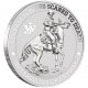 . TUVALU 1 DOLAR 2021 JOHN WAYNE FAMOSO ACTOR DE WESTERNS MONEDA DE PLATA 15.000 uds ONZA Oz