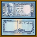 AFGANISTAN 20 AFGHANIS 1961 REY ZHAIR y MINARETE DE LASHKARGAH Pick 63A BILLETE SC AFghanistan UNC BANKNOTE