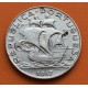 PORTUGAL 5 ESCUDOS 1947 CARABELA KM.581 MONEDA DE PLATA MBC @MANCHITAS@ República Portuguesa silver coin R/2