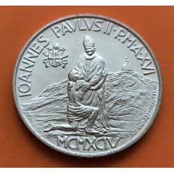 VATICANO 1000 LIRAS 1994 PAPA  JUAN PABLO II EL BUEN SAMARITANO KM.258 MONEDA DE PLATA SC 1000 Lire silver coin