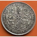 . @RARA@ ESTRECHOS MALAYOS 1 DOLAR 1907 H EDUARDO VII Trade Dollar STRAITS SETTLEMENTS KM.26 MONEDA DE PLATA MBC Malaysia