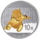 . @1 ONZA 2014 + ORO@ CHINA 10 YUAN 2014 OSO PANDA MONEDA DE PLATA PROOFLIKE cápsula OUNCE GOLD PLATED OZ GILDED