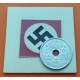 DINAMARCA 25 ORE 1941 LETRAS CX-R BAJO CORONA KM.823.2A MONEDA DE ZINC OCUPACION NAZI III REICH WWII Denmark