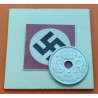 DINAMARCA 25 ORE 1941 LETRAS CX-R BAJO CORONA KM.823.2A MONEDA DE ZINC OCUPACION NAZI III REICH WWII Denmark