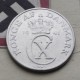 DINAMARCA 2 ORE 1941 CX BAJO CORONA KM.833A MONEDA DE ZINC OCUPACION NAZI III REICH WWII Denmark