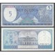 SURINAME 5 GULDEN 1982 CUADRO A LA LIBERTAD y PALACIO Pick 125 BILLETE SC Surinam UNC BANKNOTE