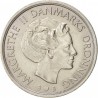 DINAMARCA 1 KRONE 1980 BB REINA MARGARITA II KM.862.2 MONEDA DE NICKEL SC- Denmark 1 Corona