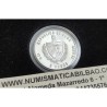 @Tirada 4.500 uds@ CUBA 5 PESOS 1985 LANGOSTA y PALMERA 40 ANIVERSARIO DE LA FAO KM.146 MONEDA DE PLATA SC