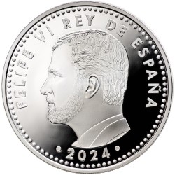 . 1 aacoin @7/FEB Envío@ ESPAÑA 10 EUROS 2024 BICENTENARIO DE LA POLICIA NACIONAL MONEDA DE PLATA ESTUCHE FNMT