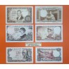 3 billetes EBC- x ESPAÑA 100 PESETAS 1953 + 100 PESETAS 1965 + 100 PESETAS 1970 JULIO ROMERO DE TORRES y BECQUER y FALLA L/4