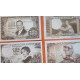 3 billetes EBC- x ESPAÑA 100 PESETAS 1953 + 100 PESETAS 1965 + 100 PESETAS 1970 JULIO ROMERO DE TORRES y BECQUER y FALLA