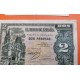 . @RARA@ ESPAÑA 2 PESETAS 1937 OCTUBRE 12 CATEDRAL DE BURGOS Serie A 2597098 Pick 109A BILLETE MBC Spain banknote