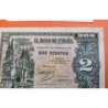 . @RARA@ ESPAÑA 2 PESETAS 1937 OCTUBRE 12 CATEDRAL DE BURGOS Serie A 2597098 Pick 109A BILLETE MBC Spain banknote